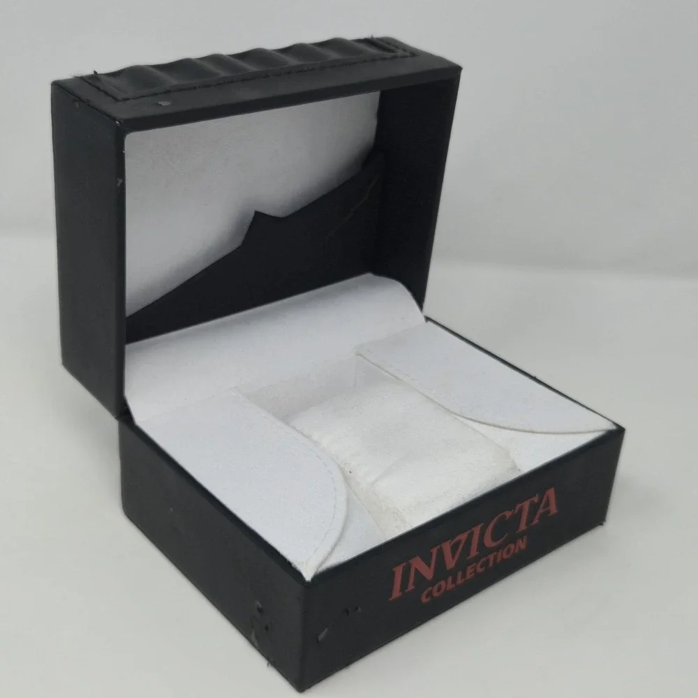 EMPTY Invicta Watch Box Black‎ Wave Case - PEELING EXTERIOR - For Parts/Storage